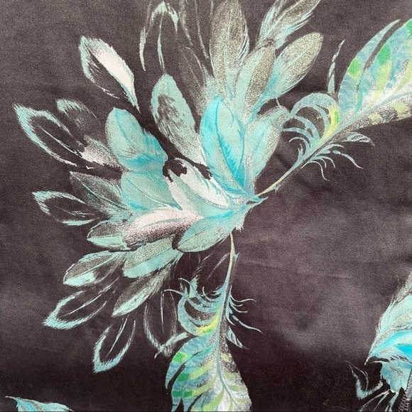 Marchesa Voyage Feather Print Dress Style 31P4713P - Picture 13 of 13